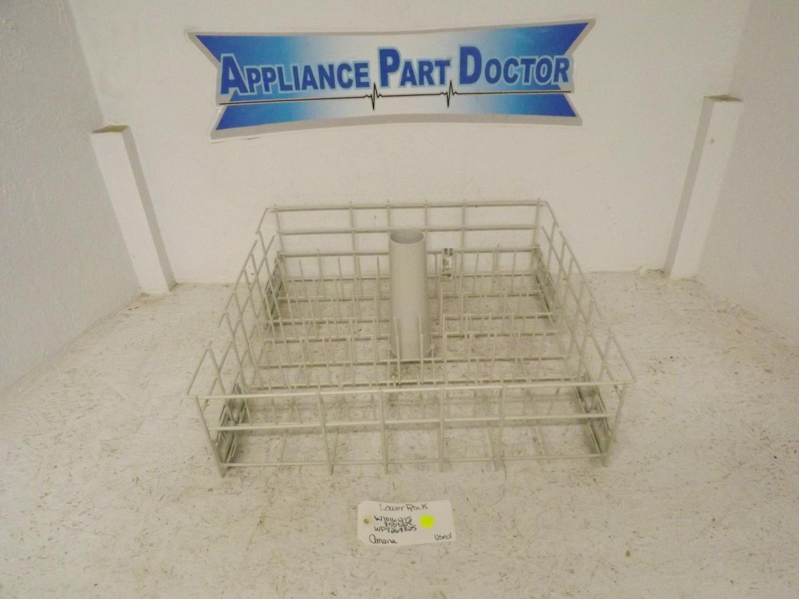 Amana Dishwasher W10161215 8539225 WP8268825 Lower Rack Used Amana Dishwasher W10161215 8539225 WP8268825 Lower Rack Used